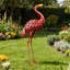 Statue de gradin en métal Hurtsboro Flamingo