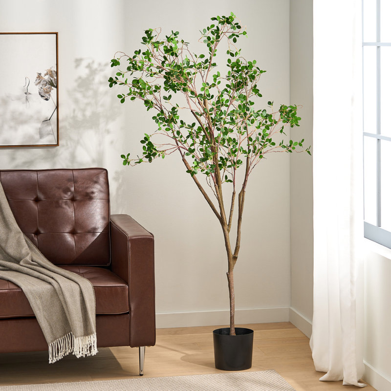 ARTIFICIAL MILAN LEAF BONSAI, 70.95" H x 39.35" W x 26.67" D