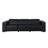 Luxurious Genuine Leather Power Reclining Sofa With Three Recliners And Power Headrests-1046644876