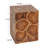Teakwood Root Square End Table