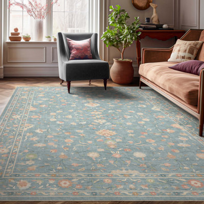 Tapis bleu Bungalow Bungalow Aylena Hereke