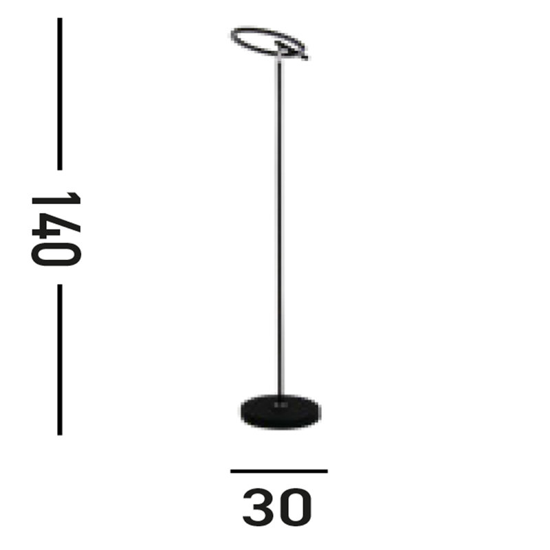 Daminik 140 H cm Traditional Floor Lamp