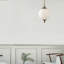 Mae 1 - Light Antique Brass Sphere Pendant