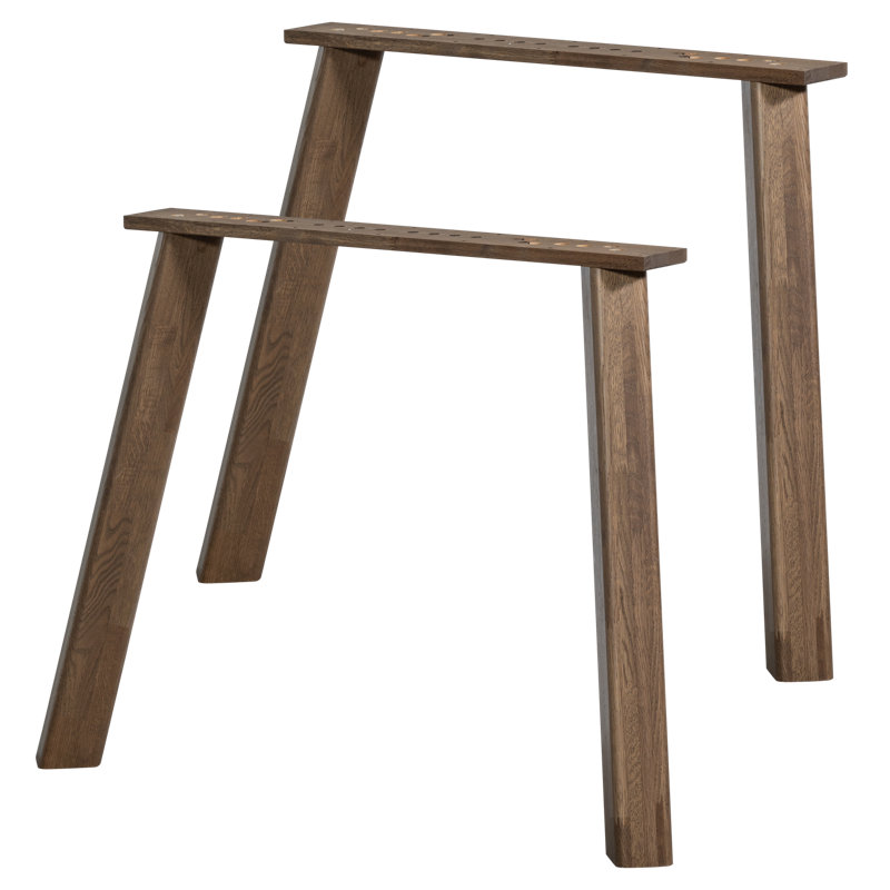 Haarlem Solid Wood Table Leg, Cashmere Brown