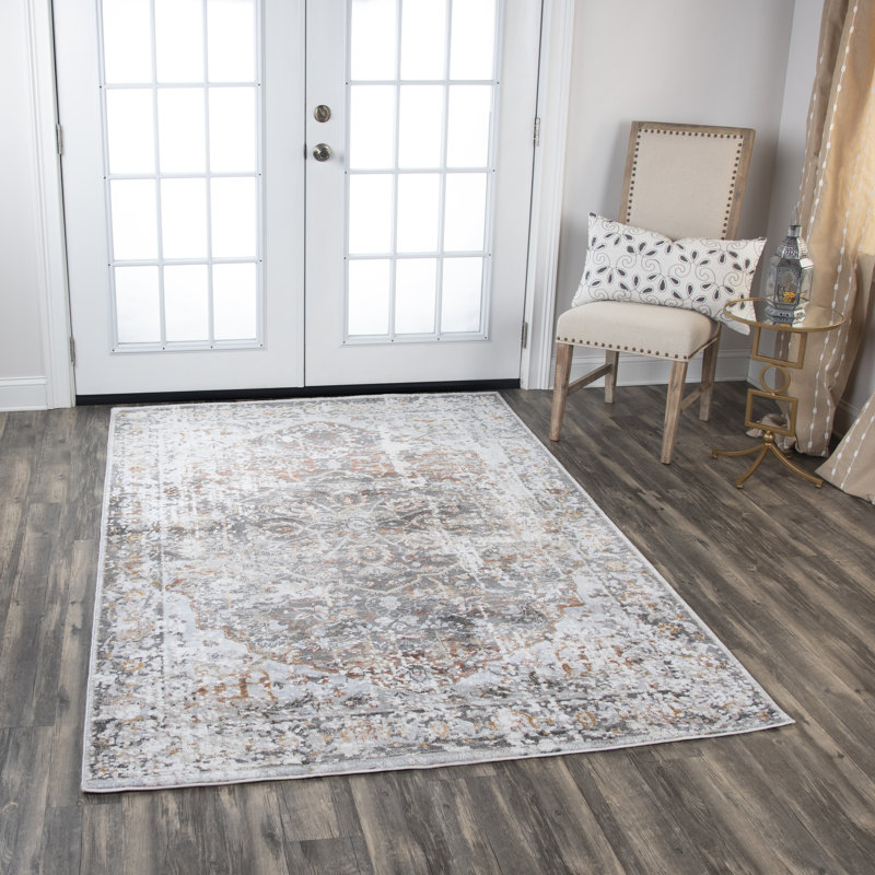 Tapis gris Shockey, Tapis de couloir 2 pi 7 po x 8 pi