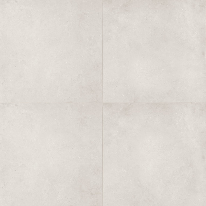 Carreau de mur et de sol en porcelaine aspect pierre 32 po x 32 po Thaddeus, Blanc