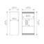 Tour de rangement modulaire avec tablettes supérieures-116489404
