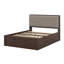 Lit plateforme en bois robuste avec 4 tiroirs, tête de lit et range-chaussures-1743326014