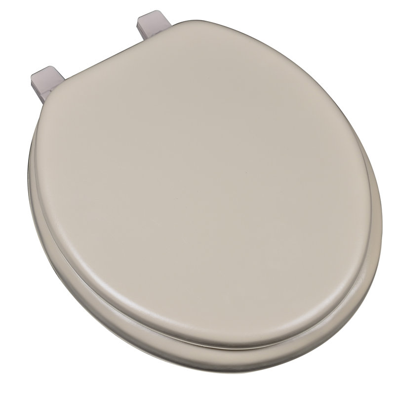 Siège de toilette rond Deluxe, Brun clair