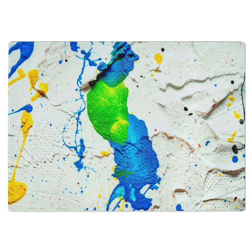 Tempered Glass Art Painting Vol.464 Chopping Board, 39 cm W x 28.5 cm L