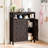 Farmhouse Storage Cabinet With 2 Doors And 4 Drawers-1583668130