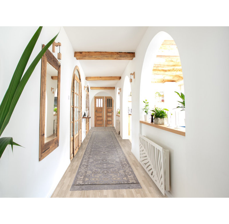 All-Over Oushak Runner Rug 3x20