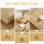 Table basse 3 pièces modulable empilable - aspect bois naturel, devant en bois aggloméré Mordern, table basse carrée de 39,37 pouces pour le salon