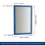 Cadre de miroir de meuble-lavabo mural 24 po x 36 po-1883652433