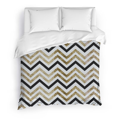 ZigZag Polyester Twill Duvet Cover