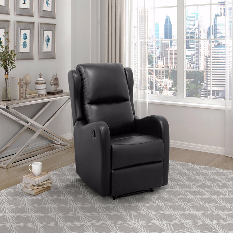 Avec fauteuil inclinable noir avec siège inclinable et confort 1pc, Noir