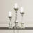 3 Piece Glass Tabletop Candlestick Set