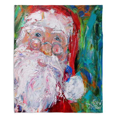 Couverture sherpa doux 2 santa
