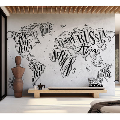 Murale carte du monde Croner Smooth