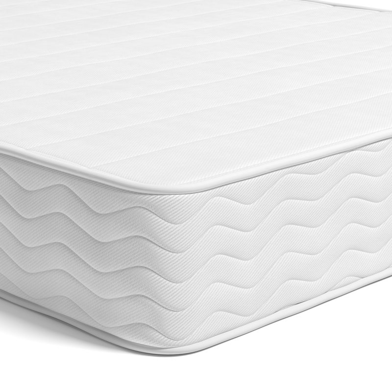 10.5" GOTS Certified Organic Hybrid Latex & Coil Quilted Mattress, King