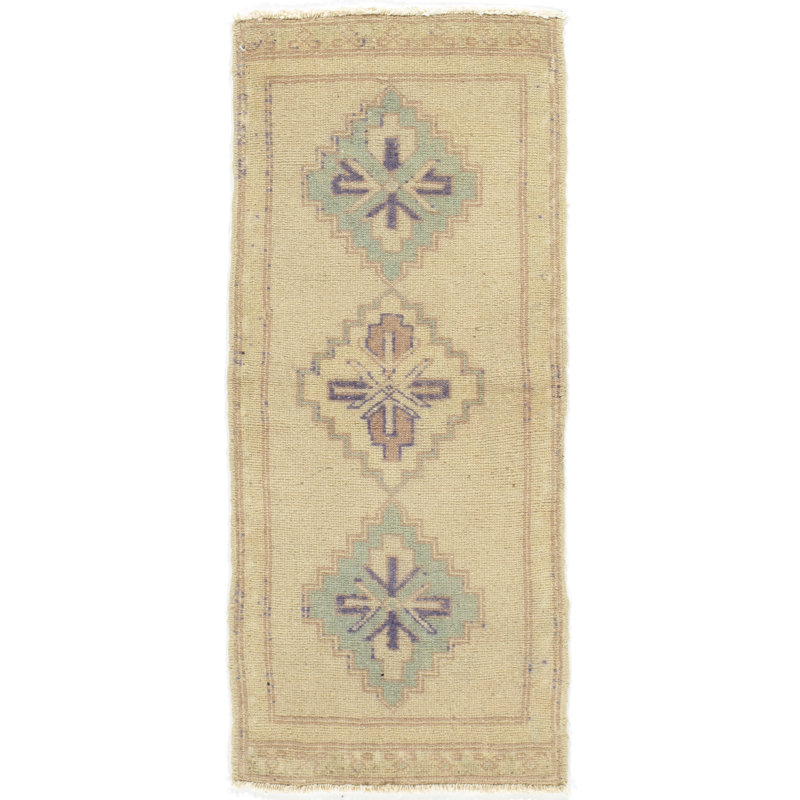 Vintage One-of-a-Kind 1'6" X 3'4" Area Rug
