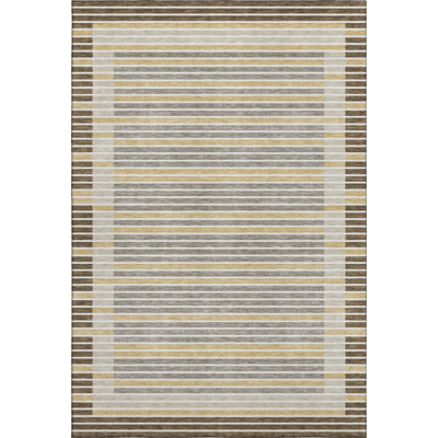 Premium Machine Washable Elize AMF1398 Stripes Rug