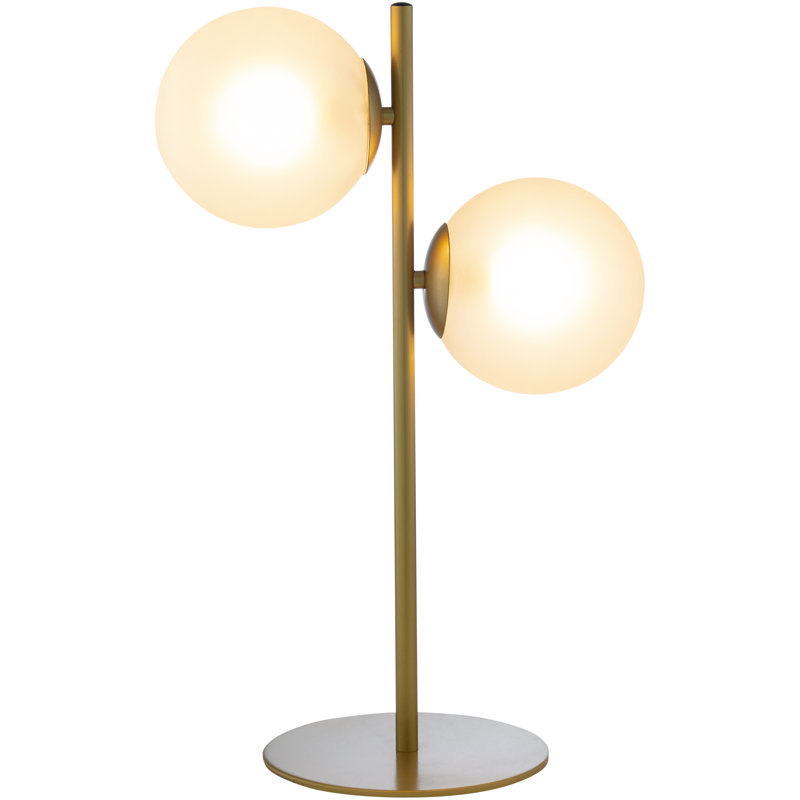 Lampe de table Dianna, H 20,5 po x l 8 po x P 6 po, Or