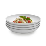 Mikasa Delray Bone China Pasta Bowl, 9-Inch, White