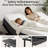 Adjustable Bed  With Massage & Wireless Remote – 12" Memory Foam Mattress Included-141472716
