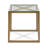Wynnifred Glass Top End Table-1869412261