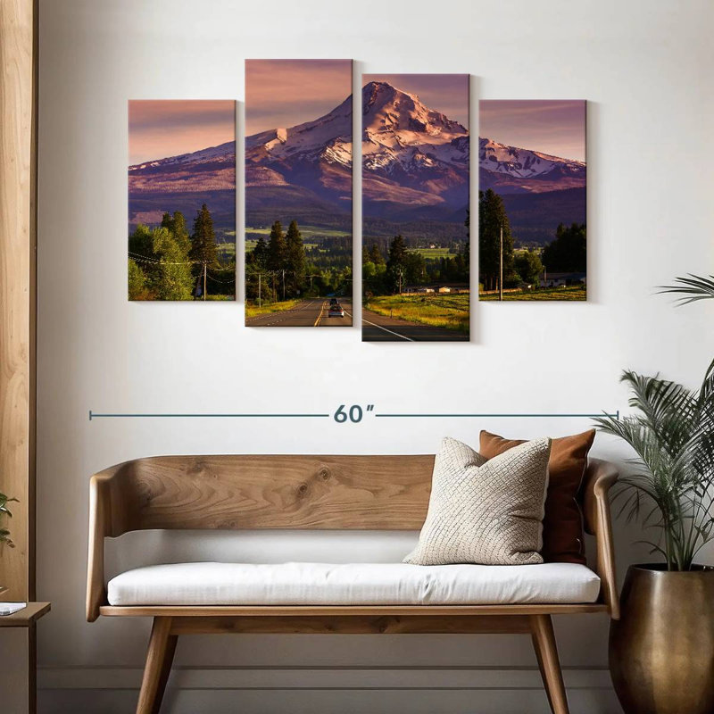 Alvord Road To Mount Hood, H 32 po x l 52 po