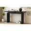 U_STYLE Uniquely Designed Ash Veneer Console Table-121087241