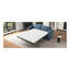 Canapé-lit 72,8 po en velours côtelé avec matelas pleine grandeur, deux ports USB, deux porte-gobelets, deux poches latérales et un support pour téléphone pour le salon, bleu marine-586855275