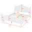 Base de lit plateforme en bois massif rétro avec tête de lit sculptée, support de lattes dense, joints de mortaise-tenon et assemblage facile-1863511621-1863511643