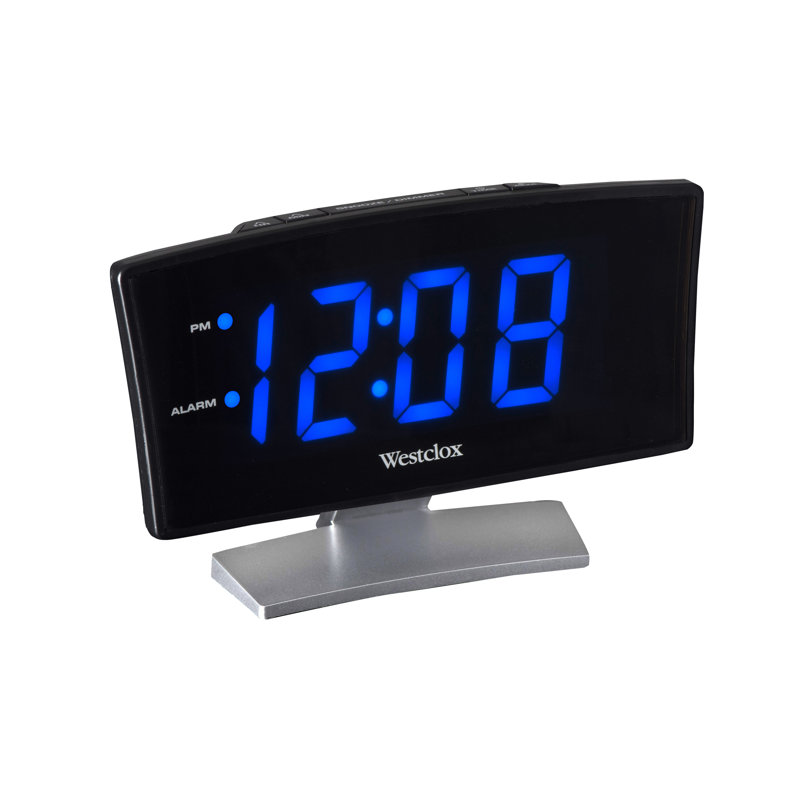 Horloge de table numérique, Bleu
