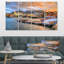 «Cape Town Waterfront at Sunset», reproduction de photo à multiples images sur toile