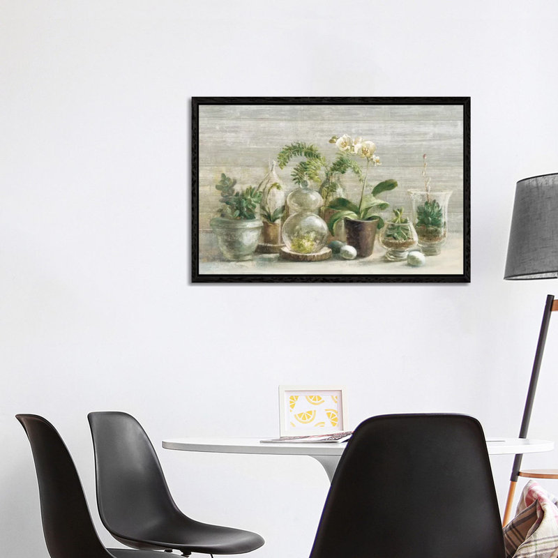 Danhui Nai - Print on Canvas, 101.6 cm H x 66.04 cm W, Black Floater Framed