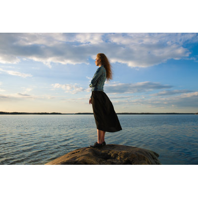 " Woman Looks At The Horizon "
