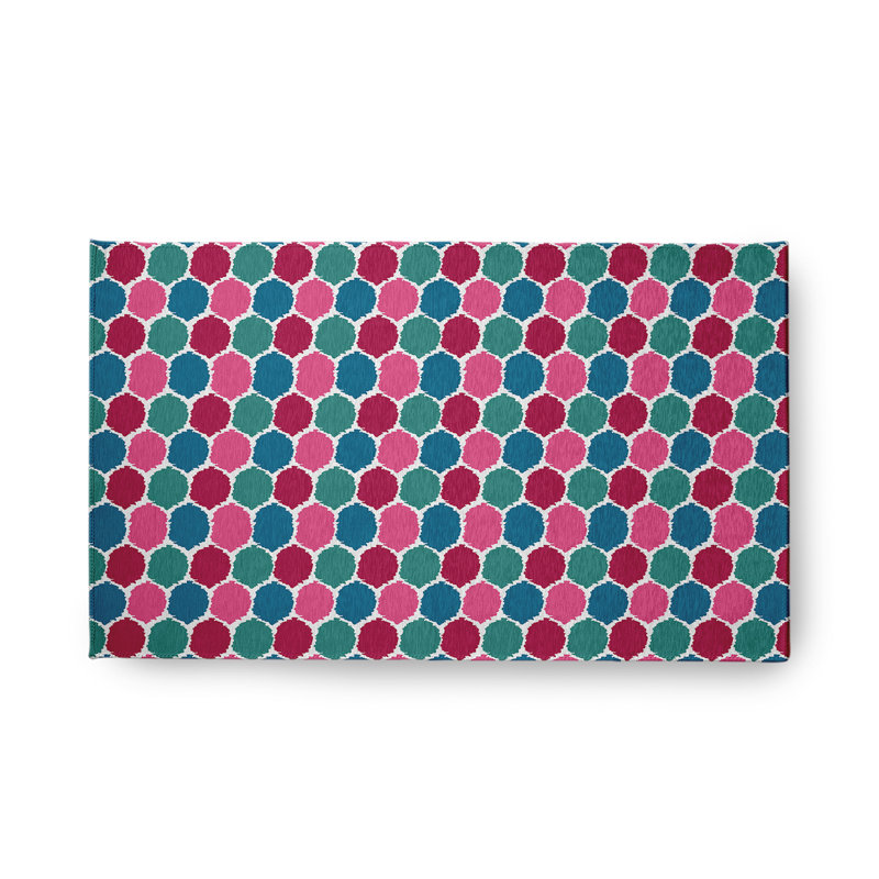 Rectangle Rectangle 1'6" X 2'6" Indoor/Outdoor Area Rug with Non-Slip Backing