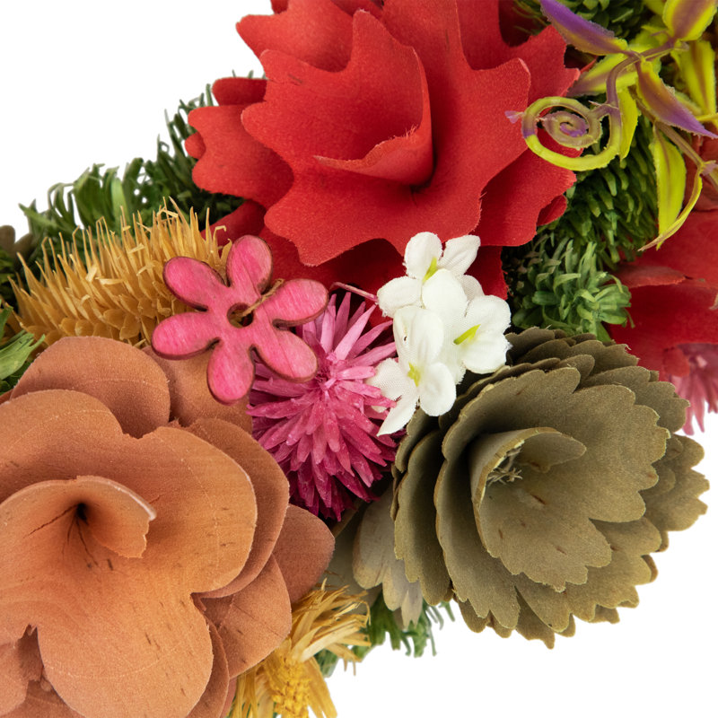 Couronne en faux bois assorti 12,5 po
