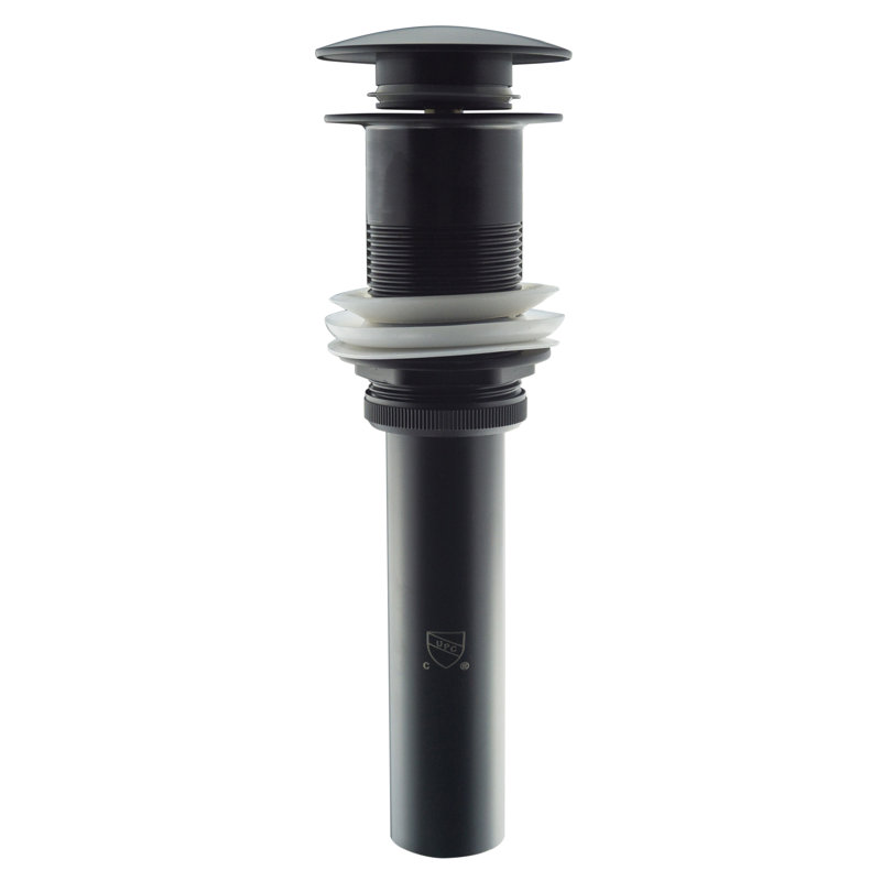 Pop-up Bathroom Sink Drain, Black