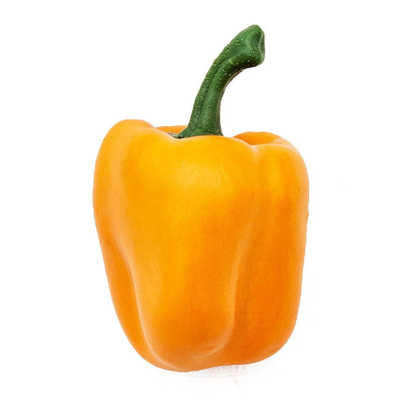 Polystyrene Foam Weighted Bell Peppers - Set of 12 - Yellow