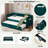 Upholstered Daybed With Trundle, Usb Port And Side Pockets-1062201152