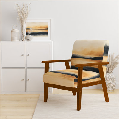 Abstract Modern Transitional Accent Chair - Contemporary Energy Side Chair