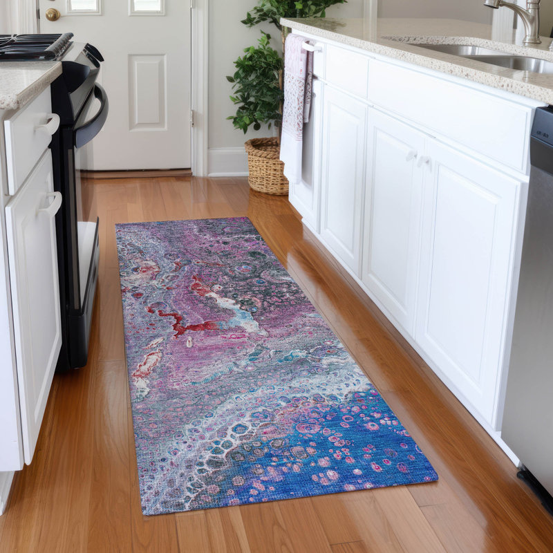 Tapis intérieur / extérieur Fayme, Tapis de couloir 2 pi 3 po x 7 pi 6 po