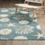Tapis bleu / beige Hennings Nautical Escape-2135786061