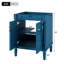 Armoire de rangement simple avec tablettes de rangement pour salle de bain
