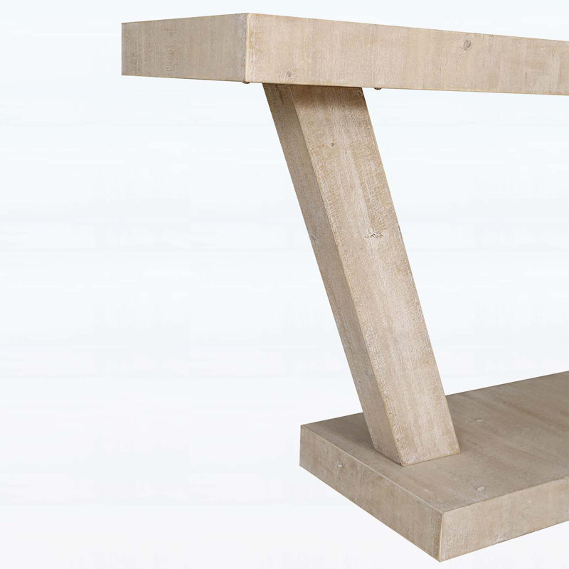 Console rétro en bois patiné, Naturel antique