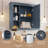 35"X 28"Wall Mounted Bathroom Storage Cabinet-1947521455