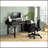 Black Finish Computer Desk